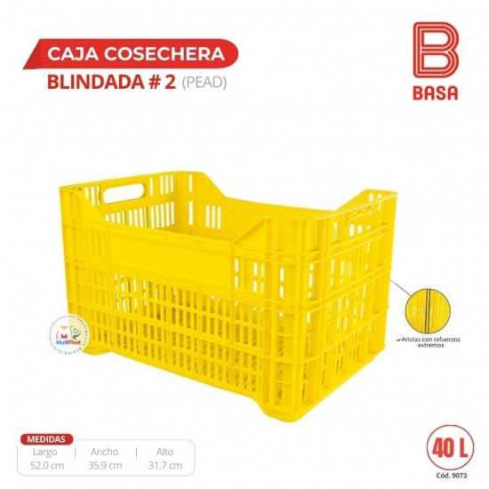 CAJA COSECHERA BLINDADA # 2 (PEAD)