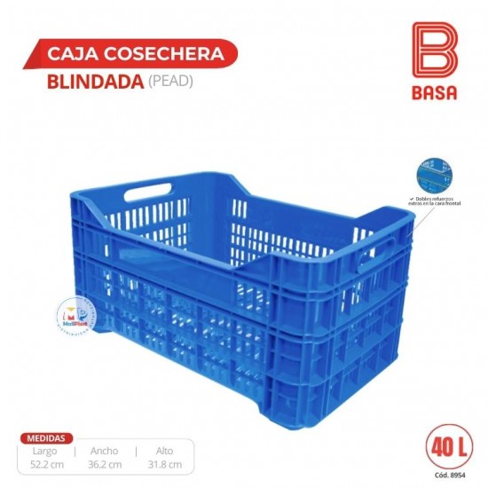 CAJA COSECHERA BLINDADA (PEAD)