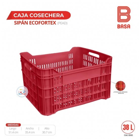 CAJA COSECHERA SIPAN ECOFORTEX (PEAD)