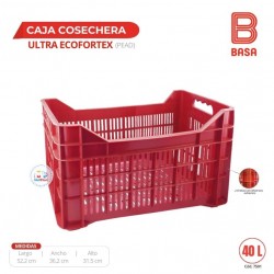 CAJA COSECHERA ULTRA ECOFORTEX (PEAD)