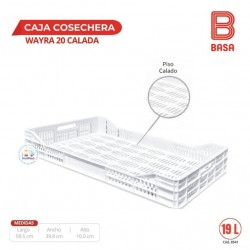 CAJA COSECHERA WAYRA 20 CALADA (PEAD)