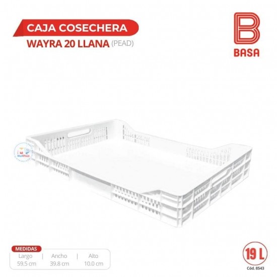 CAJA COSECHERA WAYRA 20 LLANA (PEAD)