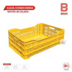 CAJA COSECHERA WAYRA 40 CALADA (PEAD)