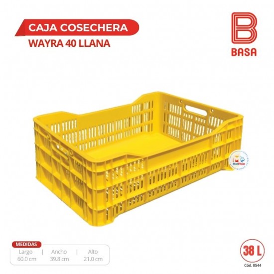 CAJA COSECHERA WAYRA 40 LLANA (PEAD)