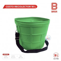 CESTO RECOLECTOR 18 L (PEAD)