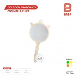 COLADOR ANATOMICO C/ MALLA CHICA