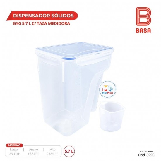 DISPENSADOR SOLIDOS GYG 5.7LT