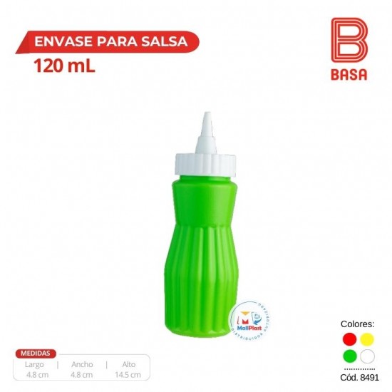 ENVASE PARA SALSA 120 ML