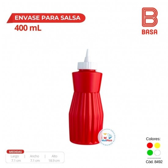 ENVASE PARA SALSA 400 ML