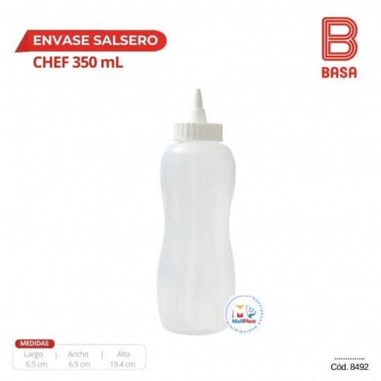 ENVASE SALSERO CHEF 350 ML