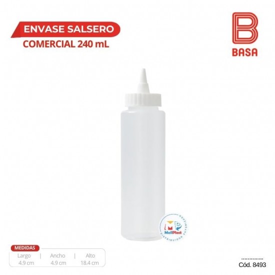 ENVASE SALSERO COMERCIAL 240 ML