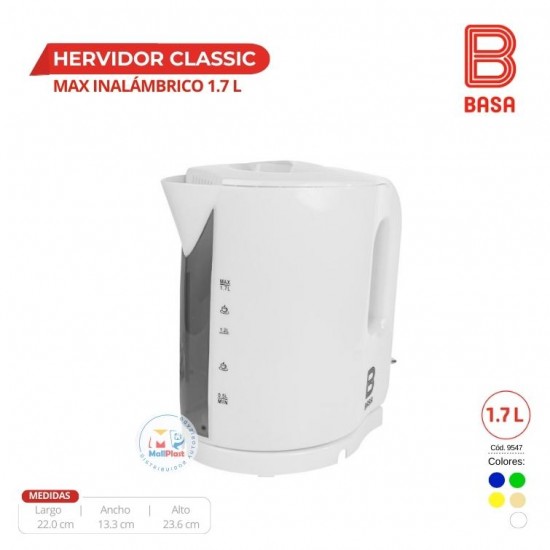 HERVIDOR CLASSIC MAX INAL. BASA 1.7 L