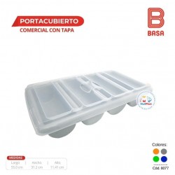 PORTACUBIERTO COMERCIAL C/ TAPA