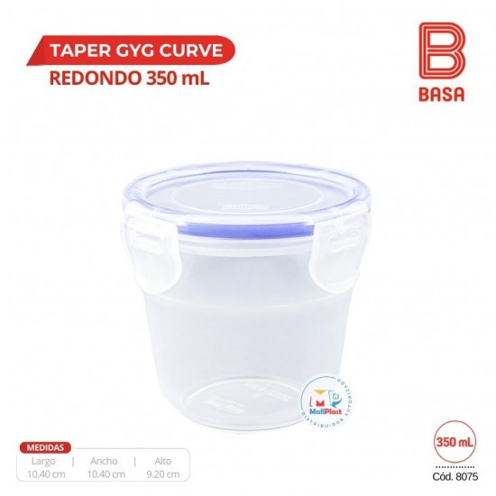 TAPER GYG CURVE REDONDO 350 ML