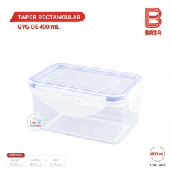 TAPER GYG RECTANGULAR 400 ML N