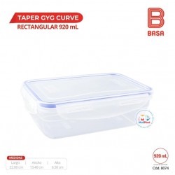 TAPER GYG CURVE RECTANGULAR 920ML