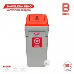 PAPELERA RINO VAIVEN 120 L ECOBASA