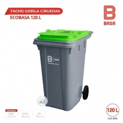 TACHO GORILA C/RUEDAS #120 ECOBASA