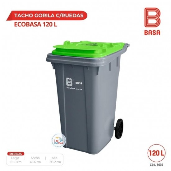 TACHO GORILA C/RUEDAS #120 ECOBASA