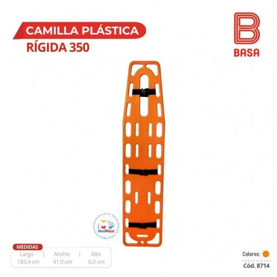 CAMILLA PLASTICA RIGIDA 350