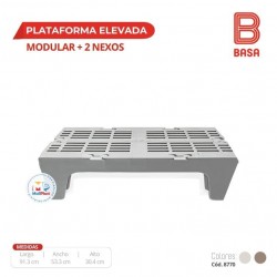 PLATAFORMA ELEVADA MODULAR PEM (PEAD) + 2 NEXOS