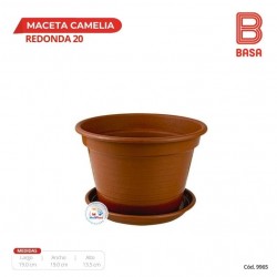 MACETA CAMELIA REDONDA # 20