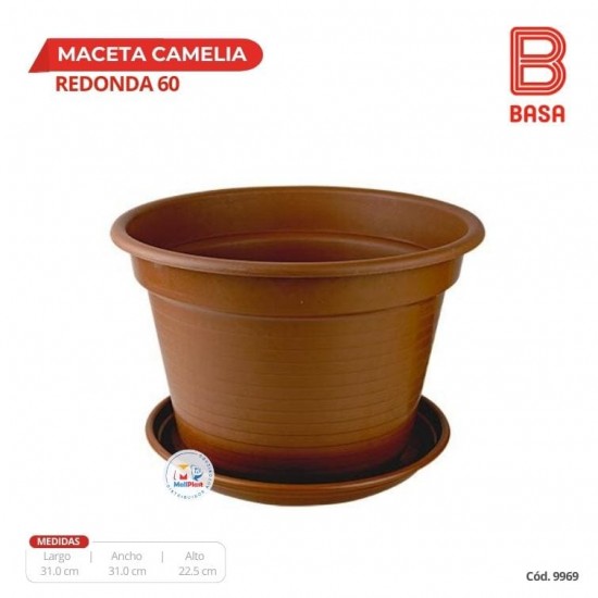 MACETA CAMELIA REDONDA # 60