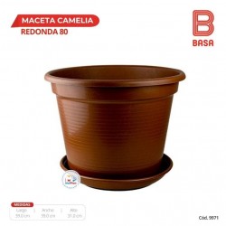 MACETA CAMELIA REDONDA # 80