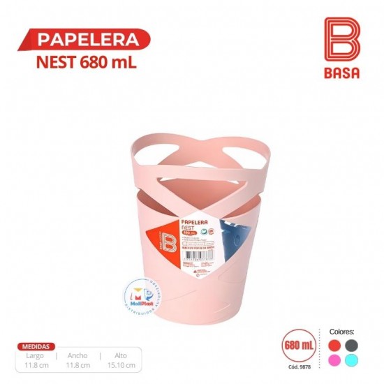 PAPELERA NEST 680 ML