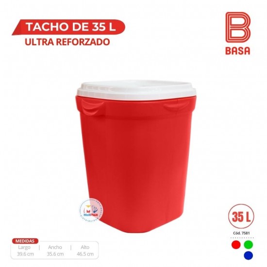 TACHO DE 35 LTROS. ULTRA REFORZADO