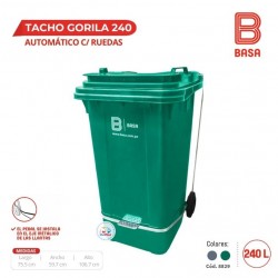 TACHO GORILA CON RUEDAS AUT. 240 L.