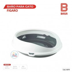 BAÑO ABIERTO PARA GATO FIGARO