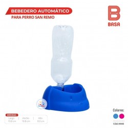 BEBEDERO AUTOMÁTICO PARA PERRRO SAN REMO