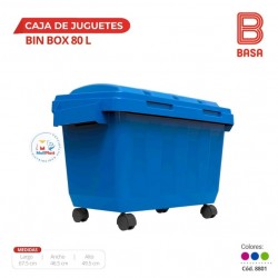 CAJA DE JUGUETES BIN BOX 80L.