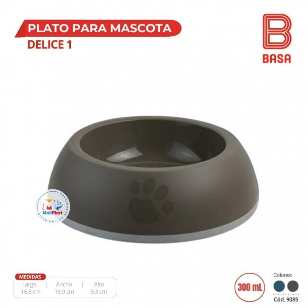 PLATO PARA MASCOTA DELICE 1