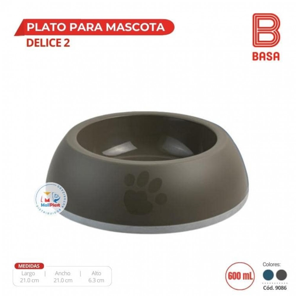 PLATO PARA MASCOTA DELICE 2