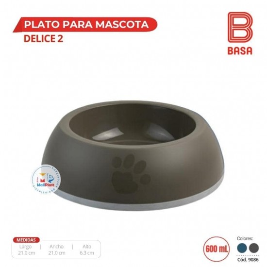 PLATO PARA MASCOTA DELICE 2