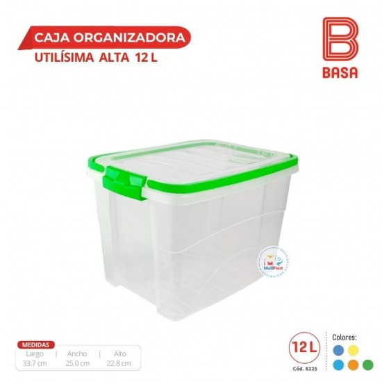 CAJA ORGANIZADORA UTILISIMA ALTA 12 LT