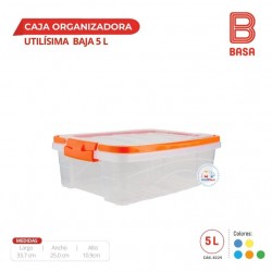 CAJA ORGANIZADORA UTILISIMA BAJA 5 LT