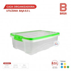 CAJA ORGANIZADORA UTILISIMA BAJA 8.5 LITROS