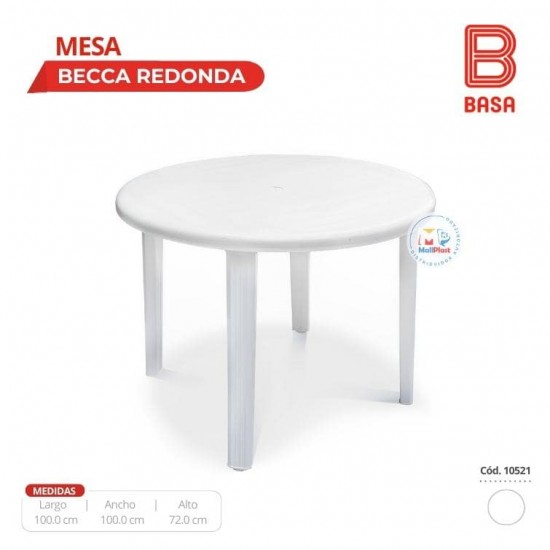 Mesa Becca Redonda