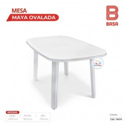 Mesa Maya Ovalada