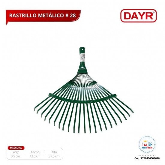 Rastrillo Metalico #28