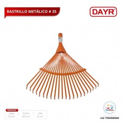 Rastrillo Metalico #35