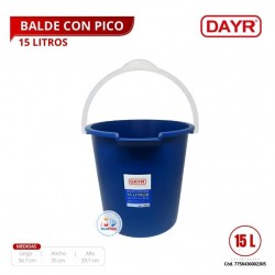 Balde Con Pico X 15 Lts