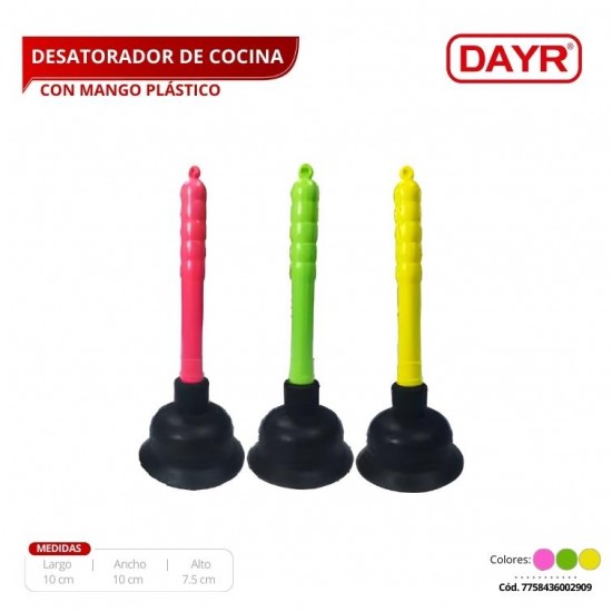 Desatorador De Jebe - Cocina M/ Plast.