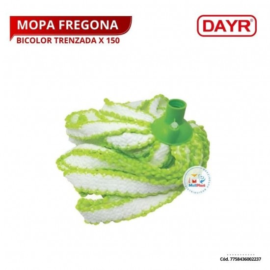 Mopa Fregona Bicolor Trenzada X 150