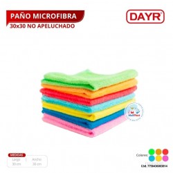 Paño Microfibra 30X30 - No Apeluchado