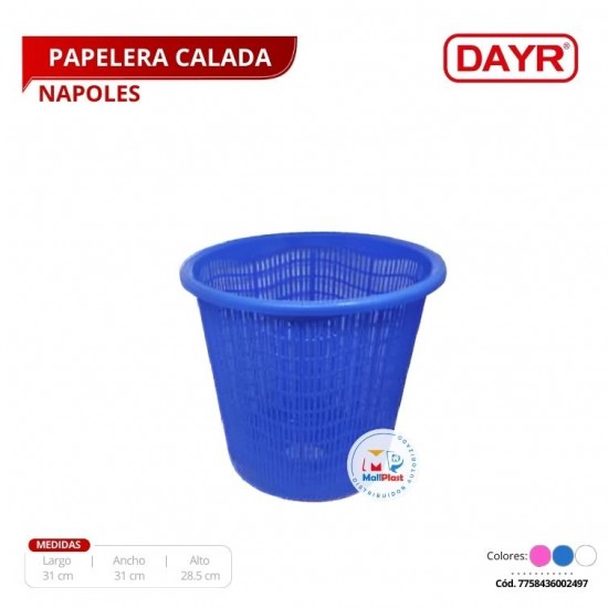 Papelera Calada Napoles