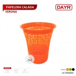 Papelera Calada Verona